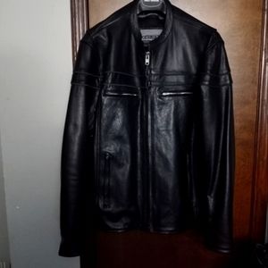 Men's leather jacket